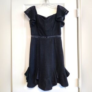 Hello Molly Black Midi Dress